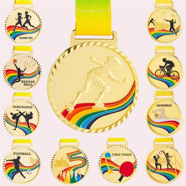 Winner Medals Gold Prizes For Sports