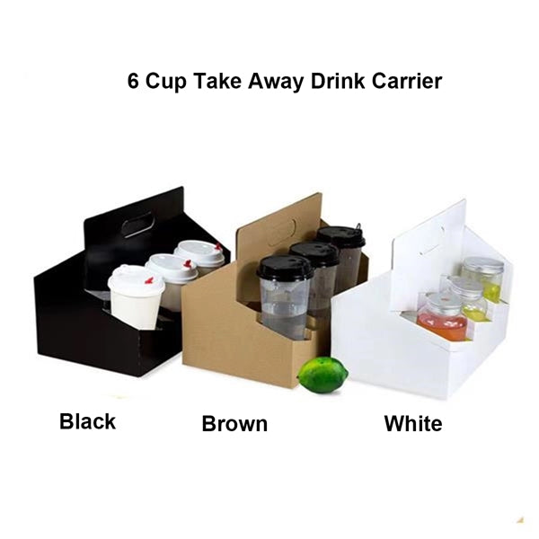 6 Bottle Holder Kraft Cardboard