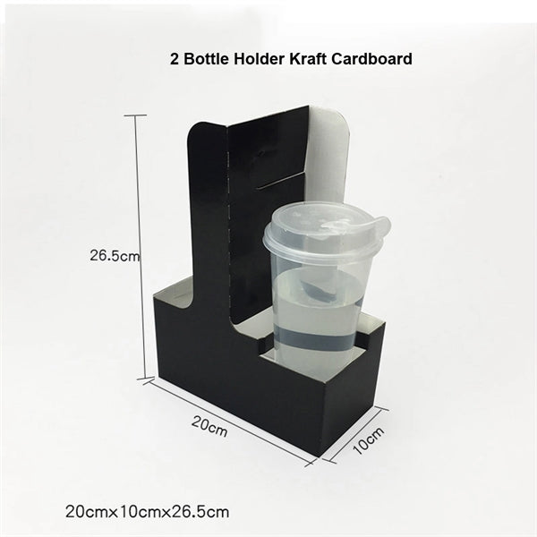 6 Bottle Holder Kraft Cardboard