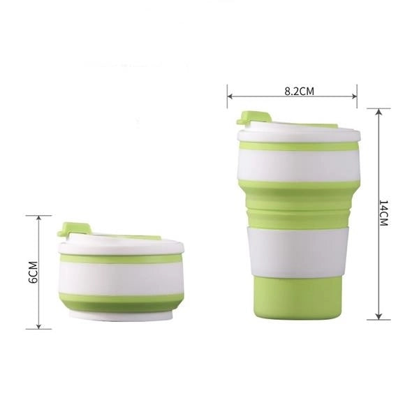12 Oz Silicone Collapsible Coffee Mug