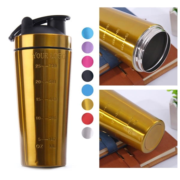 25oz Stainless Steel Protein Shaker Mug