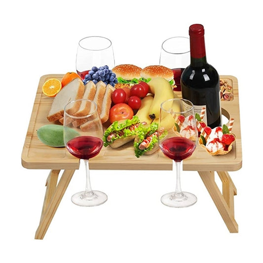 Portable Wine Picnic Table