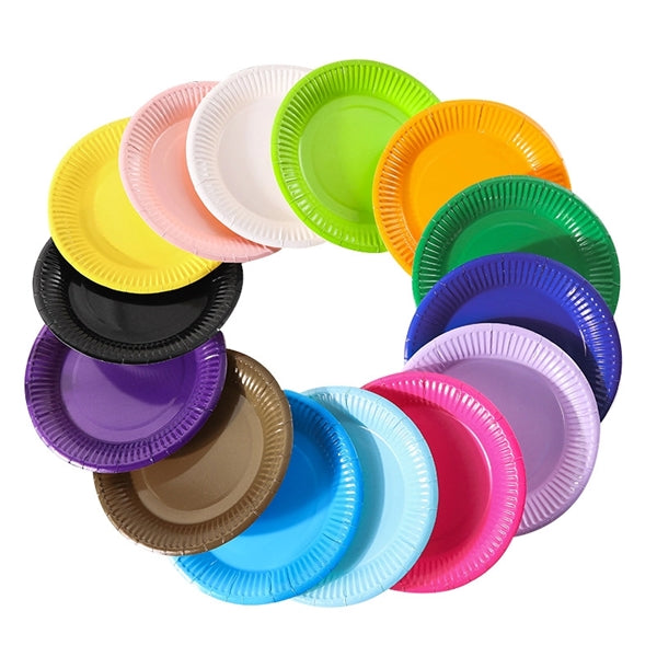 7'' Disposable Environmental Paper Plate