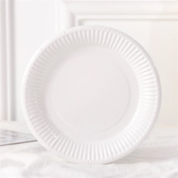 7'' Disposable Environmental Paper Plate
