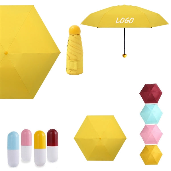 Portable Ultra Mini Capsule Umbrella