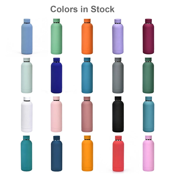 17oz Frosted Stainless Steel Vaccum Bottle