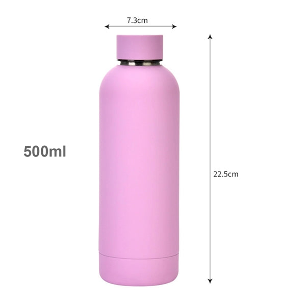 17oz Frosted Stainless Steel Vaccum Bottle