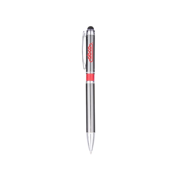 Aluminum Ballpoint Pen With Stylus