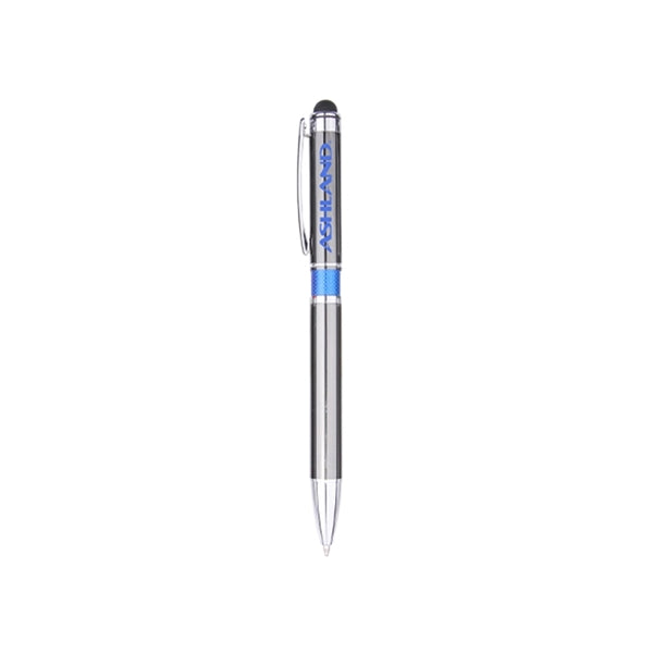 Aluminum Ballpoint Pen With Stylus