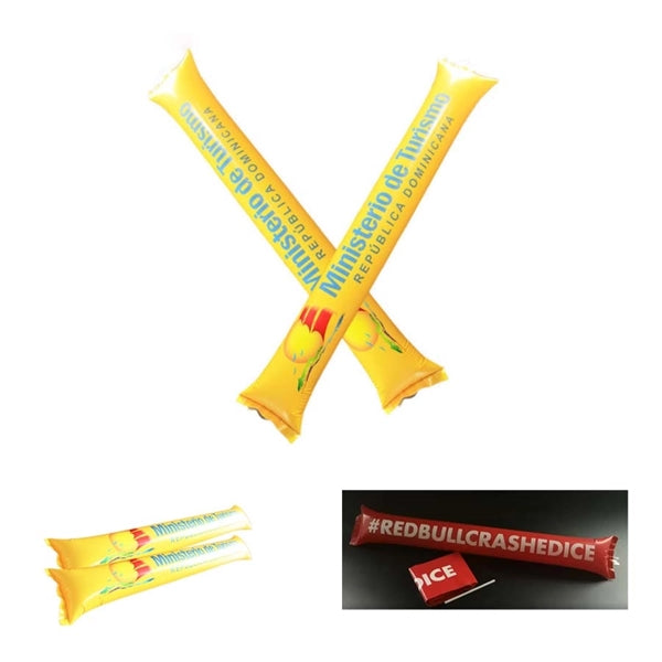 LED Light Up Inflatable Thunder Sticks Cheer