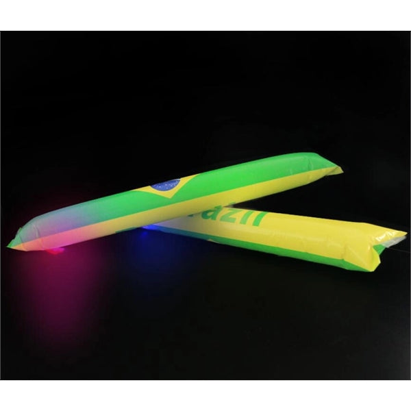 LED Light Up Inflatable Thunder Sticks Cheer