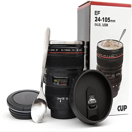 Lens Coffee Mug With Lid