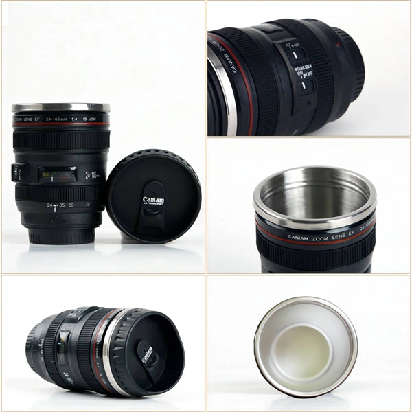 Lens Coffee Mug With Lid
