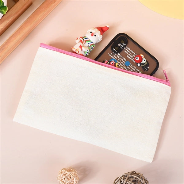 Environmental Friendly Natural Cotton Canvas Pouch