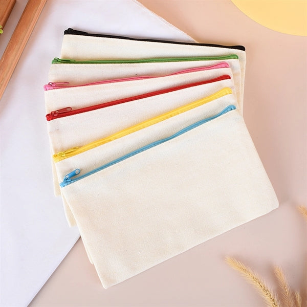 Environmental Friendly Natural Cotton Canvas Pouch