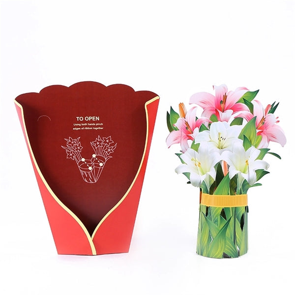 Flower Paper Pop Up Cards