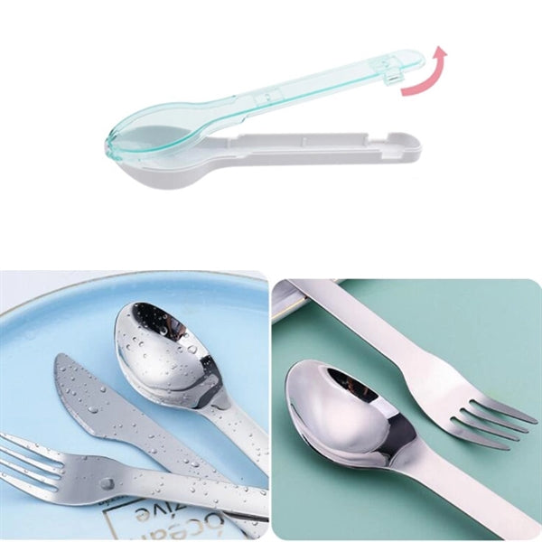 Stainless Steel Utensil Travel Cutlery Set to GO