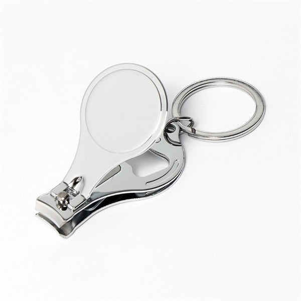 Round Nail Clipper With Bottle Opener