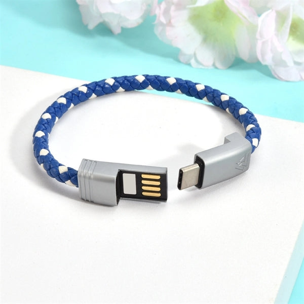 Bracelet Micro USB Type C Cable