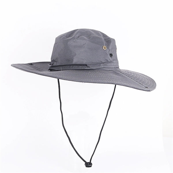 Outdoor Waterproof Sun Protection Boonie Hat with Chin Cord