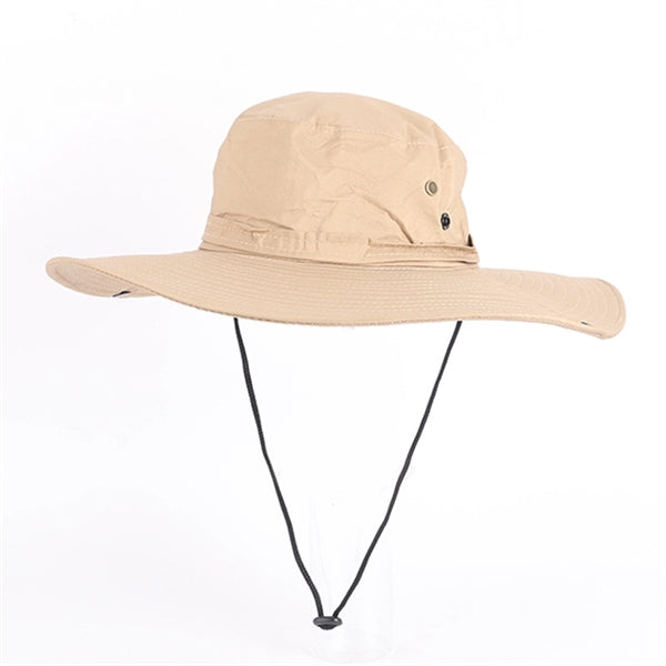 Outdoor Waterproof Sun Protection Boonie Hat with Chin Cord