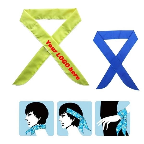 Ice Cooling Scarf Neck Bandana Wrap Headband
