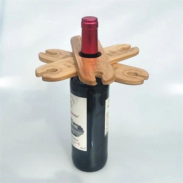 Bamboo Wine Glass Holder