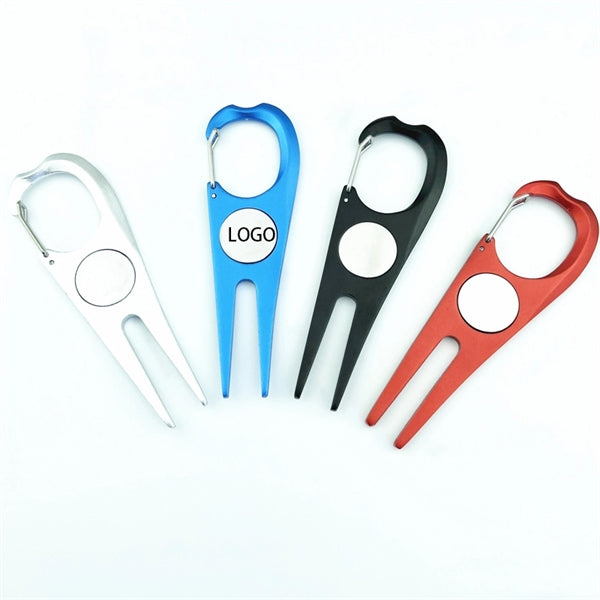 Metal Divot Tools With Ball Marker