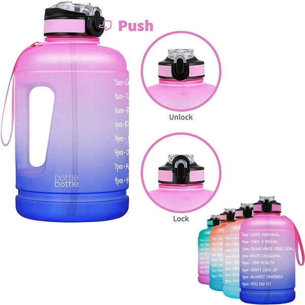Water Bottle With Straw