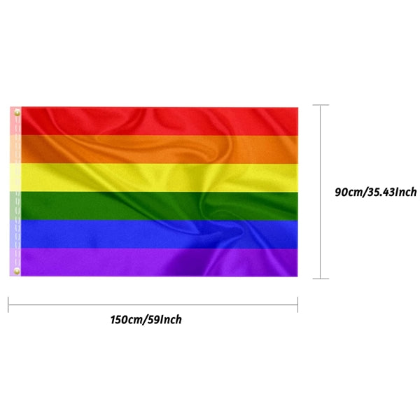 Rainbow Flags with Pride Banner String Bunting