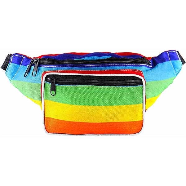 Rainbow Fanny Pack Cute Pride Waist neon packBag