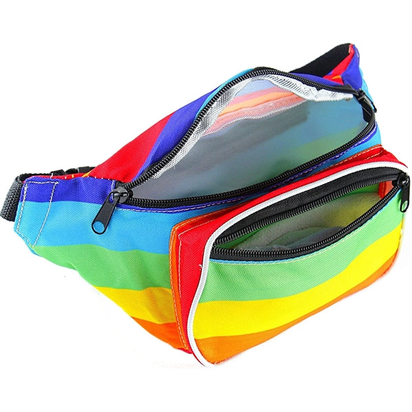 Rainbow Fanny Pack Cute Pride Waist neon packBag