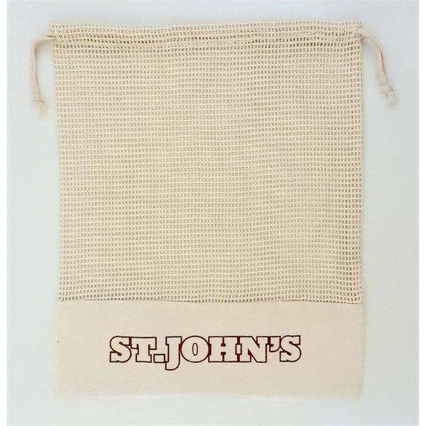 Koa 100% Cotton Mesh Drawstring Bag