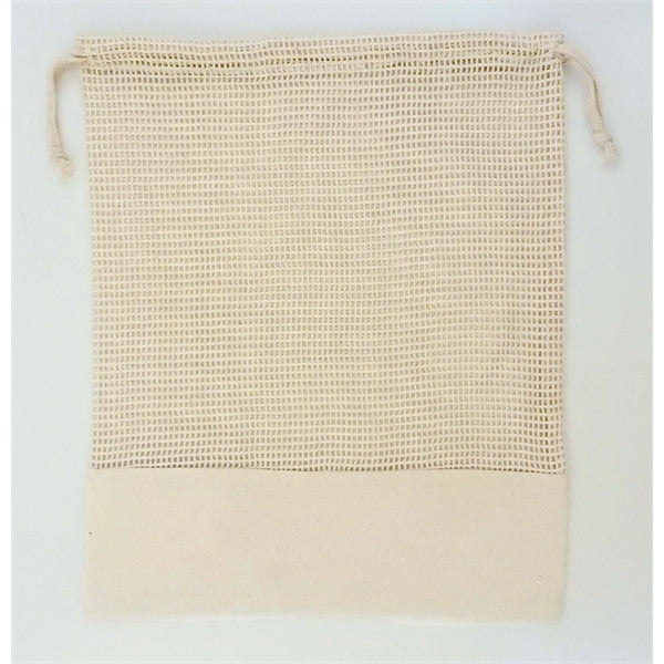 Koa 100% Cotton Mesh Drawstring Bag