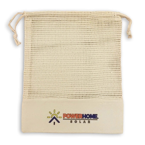 Koa 100% Cotton Mesh Drawstring Bag