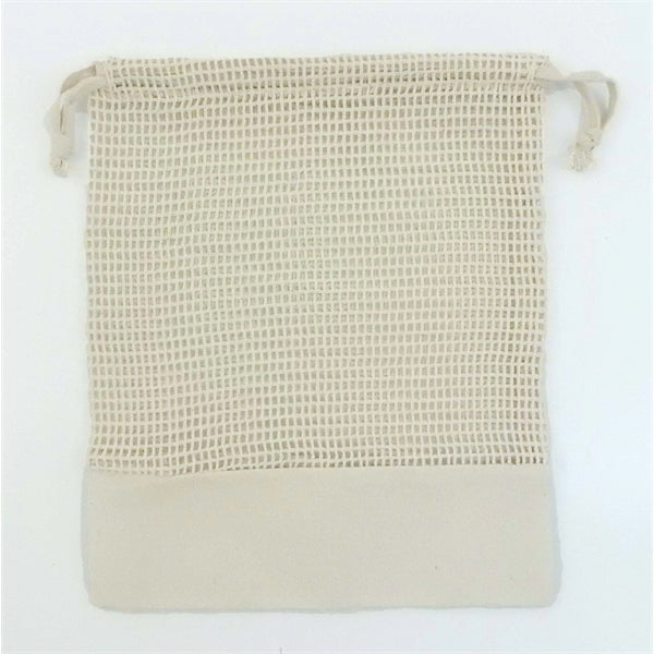 Koa 100% Cotton Mesh Drawstring Bag