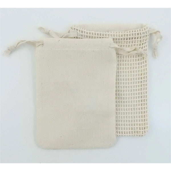 Koa 100% Cotton Mesh Drawstring Bag