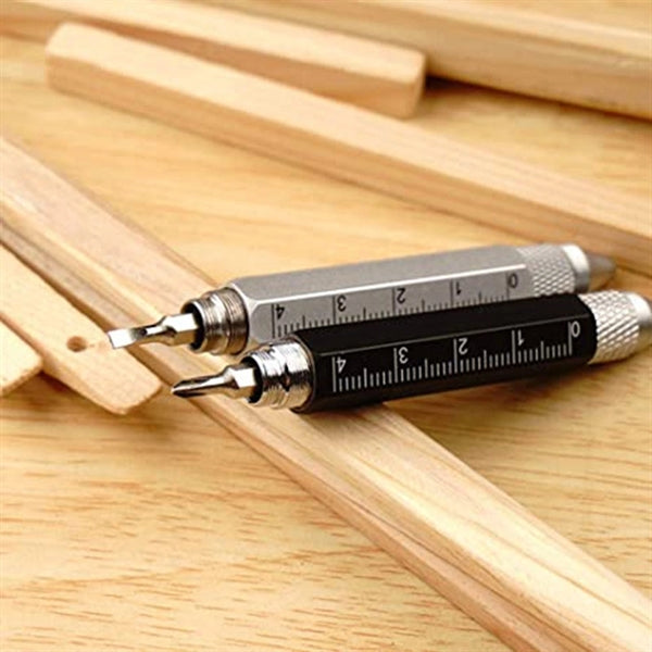 6 In 1 Small Metal Tech Ballpoint Pen