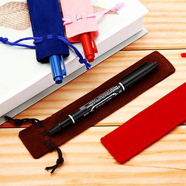 Velvet Cloth Drawstring Pen Bag