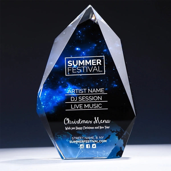 Faceted Crystal Peak Award