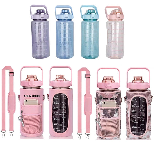 Water Bottle With Sleeve 67 OZ (2L)