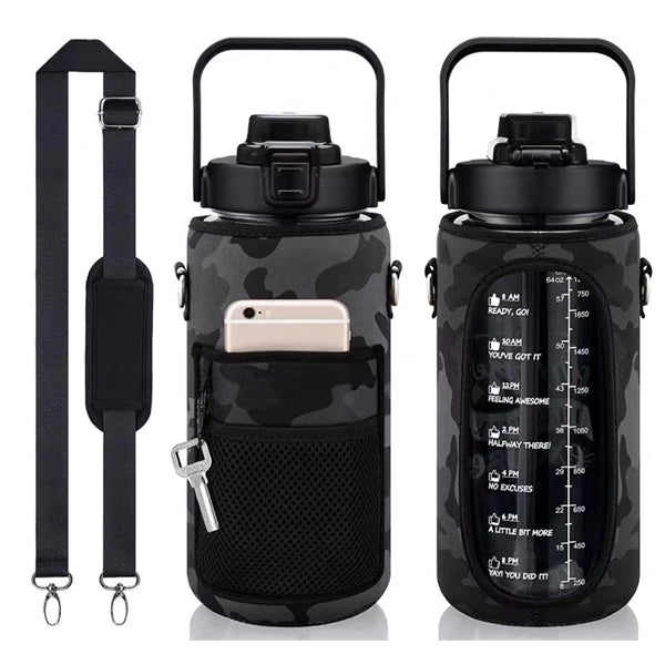 Water Bottle With Sleeve 67 OZ (2L)