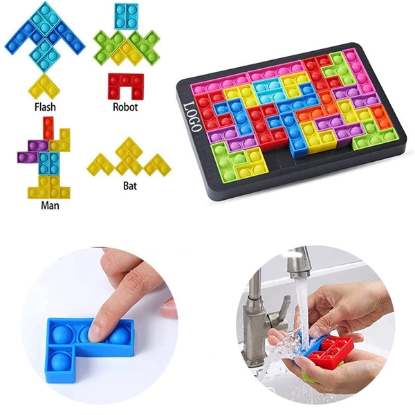 Tetris Push Pop Bubble Fidget Toy