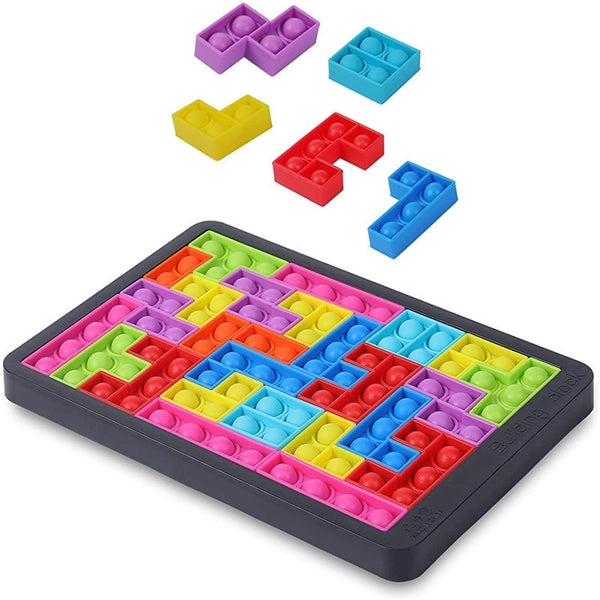 Tetris Push Pop Bubble Fidget Toy
