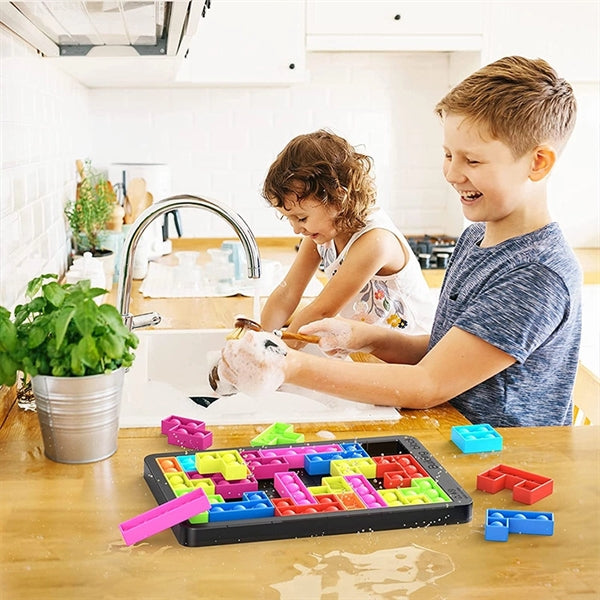 Tetris Push Pop Bubble Fidget Toy