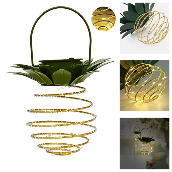 Pineapple Shaped Iron Solar Lantern