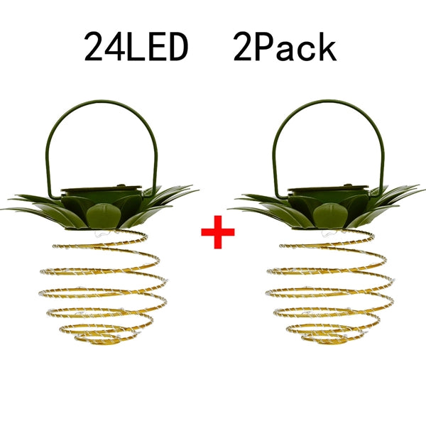 Pineapple Shaped Iron Solar Lantern