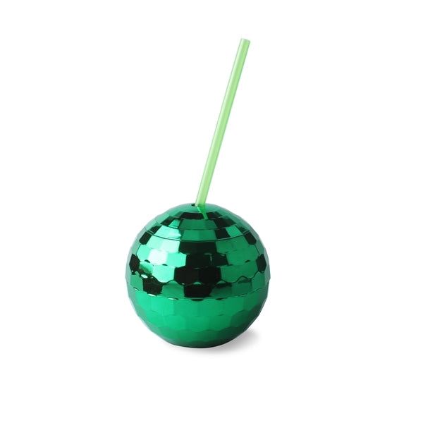 20oz Disco Ball Drinking Cocktail Cup with Lid and Straw