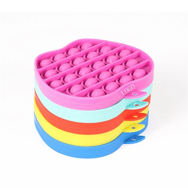 Apple Shaped Pop Bubble Fidget Sensory Toy
