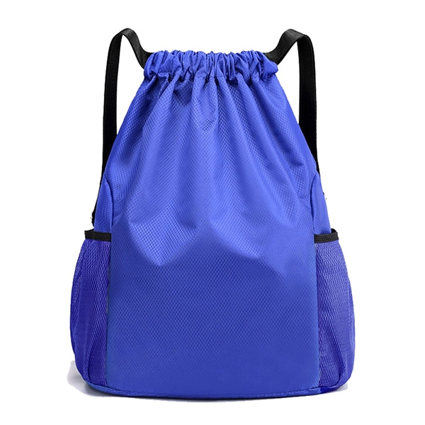 Drawstring Backpack with Mesh Pockets